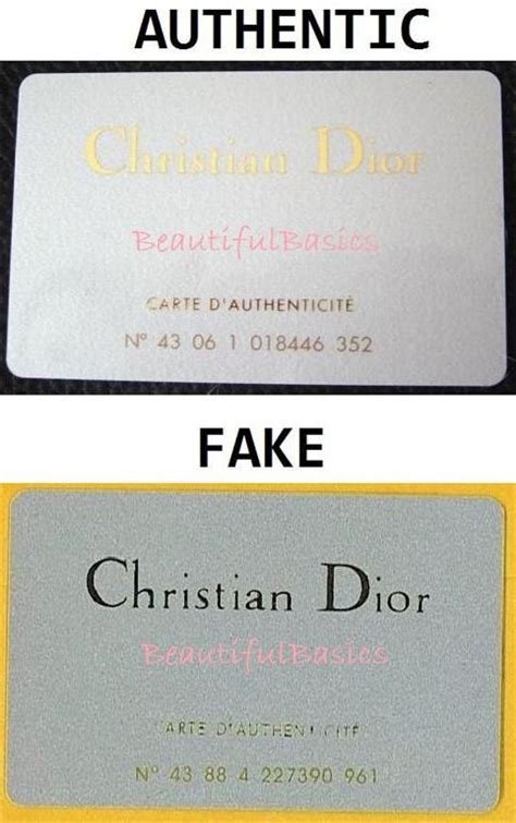 christian dior authenticity card|dior handbag authentication check.